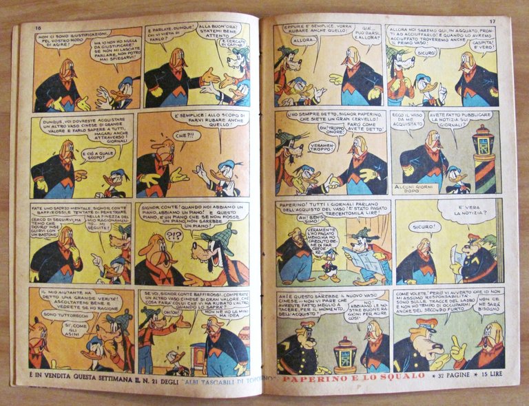 PAPERINO E IL VASO CINESE - Albo d'Oro N.128, 1948
