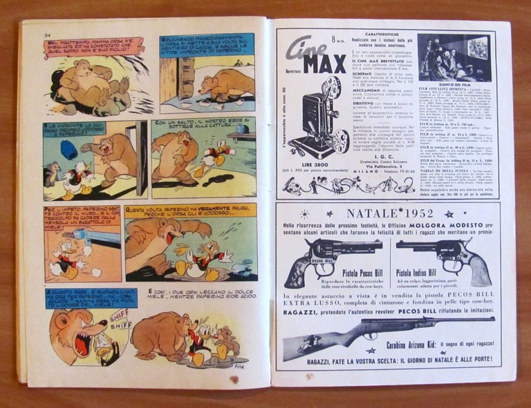 PAPERINO E LA MACCHINA DIABOLICA - Albo d'Oro N.2,1953