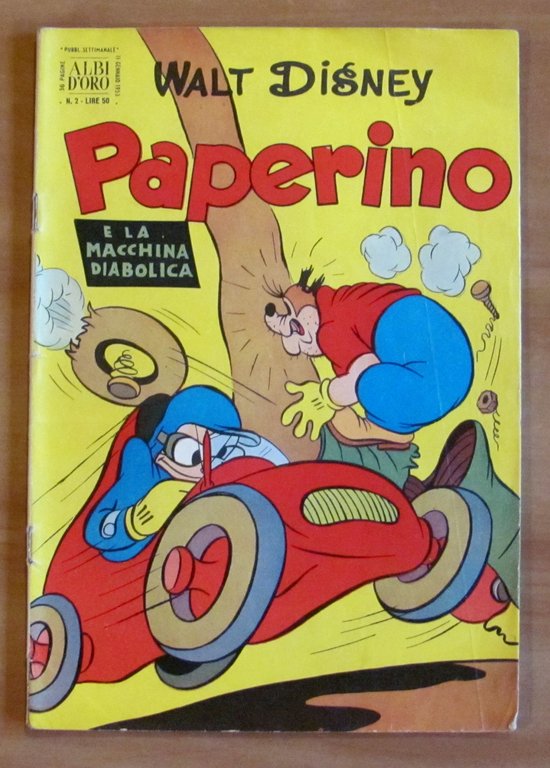 PAPERINO E LA MACCHINA DIABOLICA - Albo d'Oro N.2,1953
