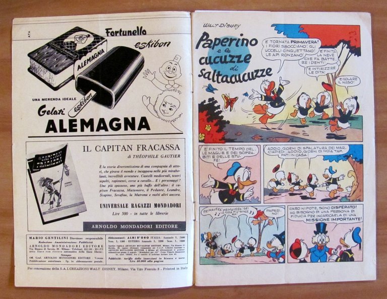 PAPERINO E LE CUCUZZE DI SALTACUCUZZE - Albo d'Oro N.24, …