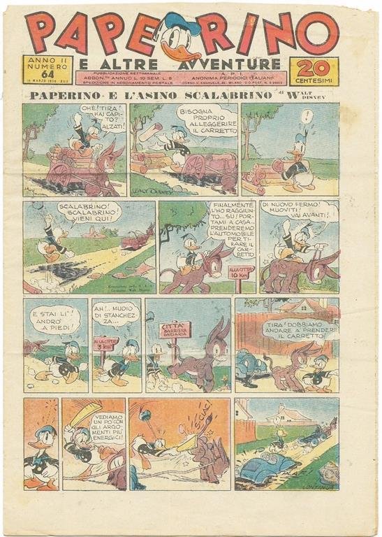 Paperino Giornale Anno Ii N.64. Marzo 1939