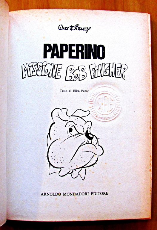 PAPERINO MISSIONE BOB FINGHER