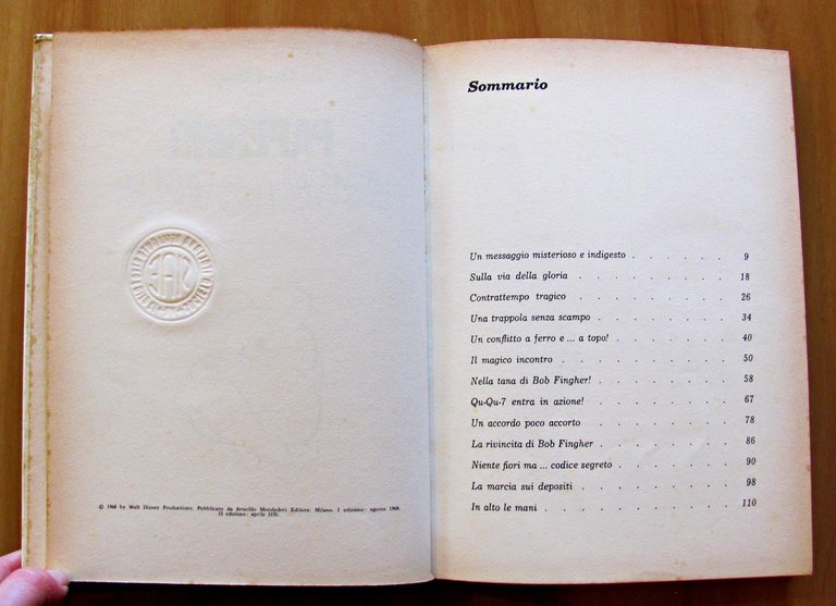 PAPERINO MISSIONE BOB FINGHER