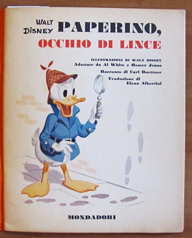 PAPERINO, OCCHIO DI LINCE - Coll. Un Piccolo Libro d'Oro, …