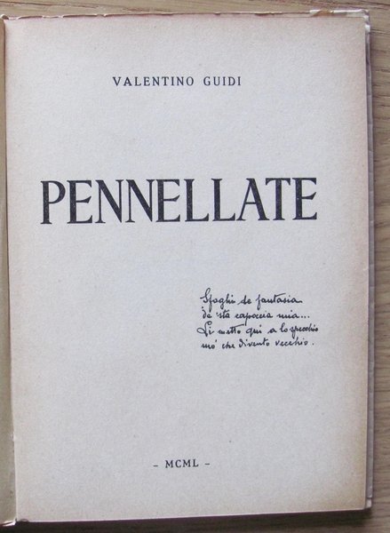 PENNELLATE - Autografato
