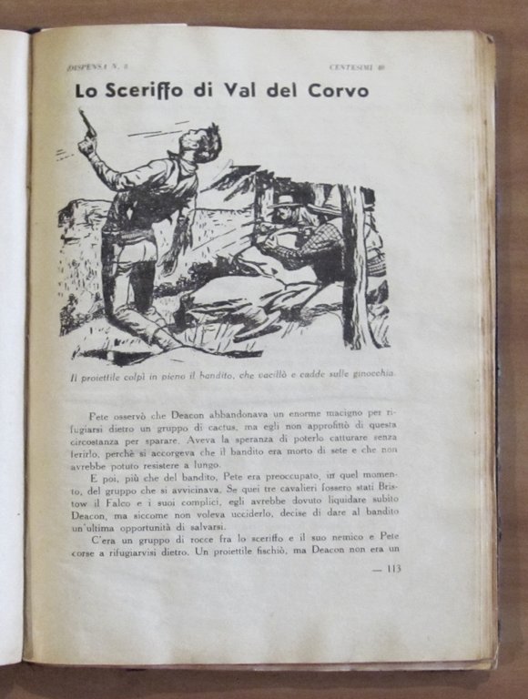 PETE RICE Lo Sceriffo di Val del Corvo, 1937 - …