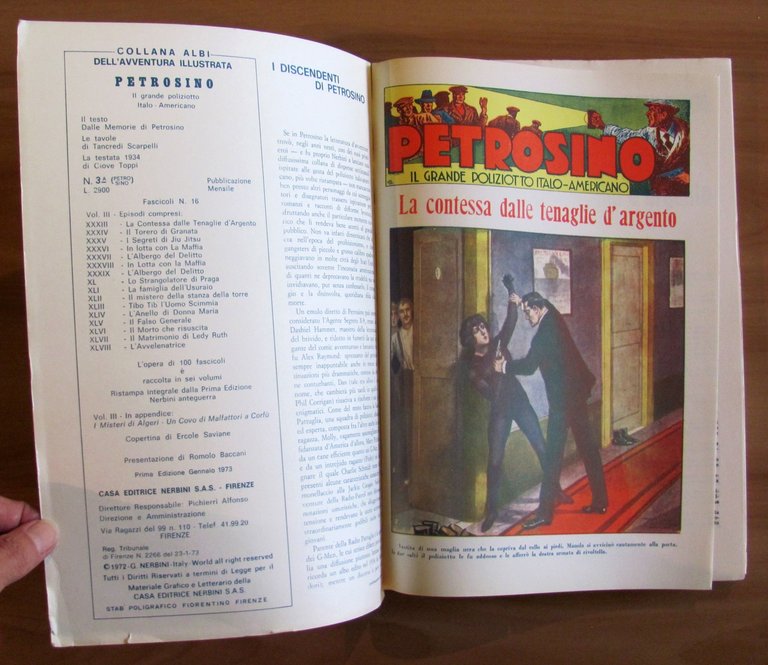 PETROSINO il grande Poliziotto Italo Americano, 1972 - Lotto di …