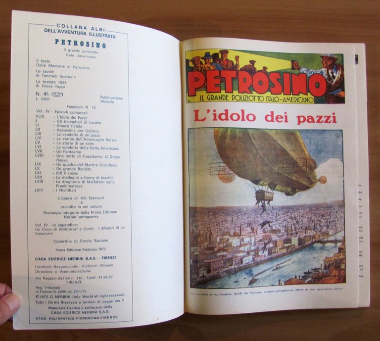 PETROSINO il grande Poliziotto Italo Americano, 1972 - Lotto di …