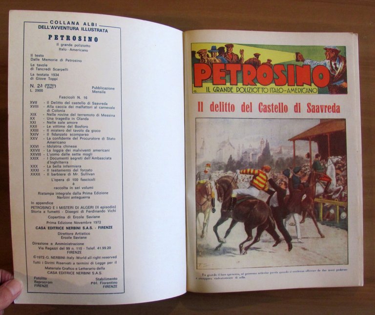PETROSINO il grande Poliziotto Italo Americano, 1972 - Volume N.2