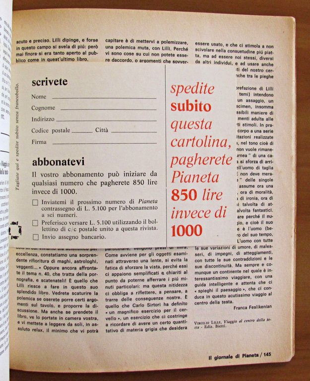 PIANETA - N.38 Gennaio-Febbraio 1971