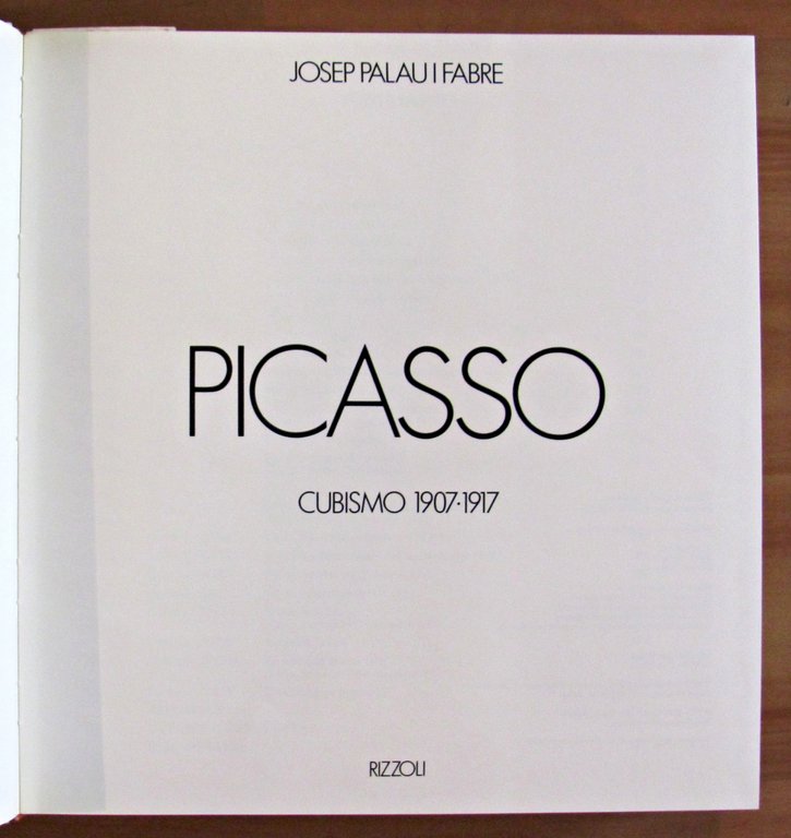 PICASSO - CUBISMO 1907/1917 - in Cofanetto originale, 1991