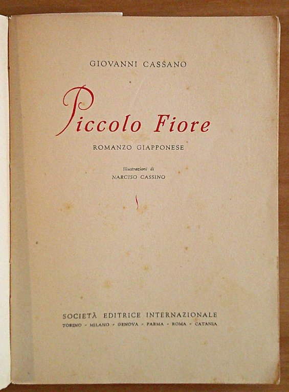 PICCOLO FIORE, 1951 - ill. CASSINO