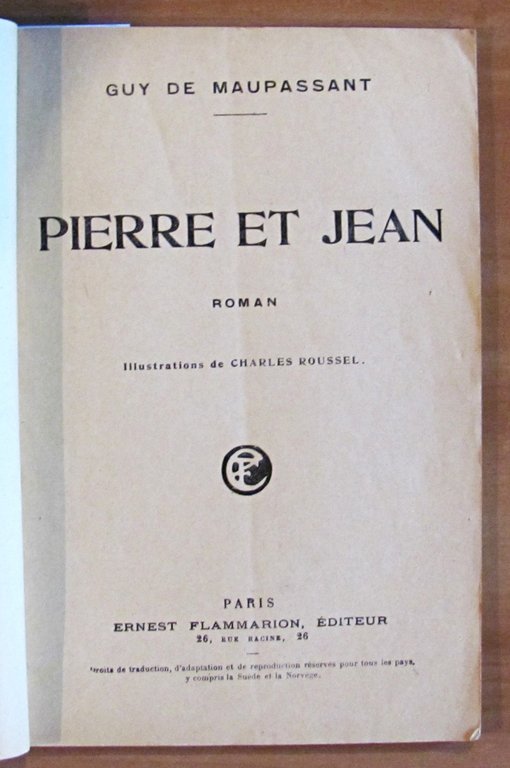 PIERRE ET JEAN - Nouvelle Collection Illustrée, anni '20 - …