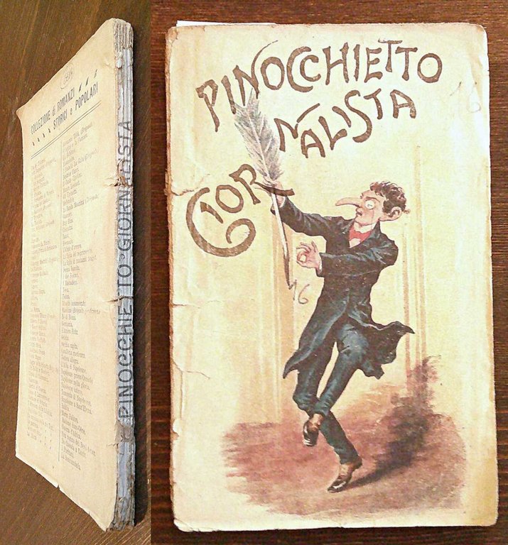 PINOCCHIETTO GIORNALISTA - Coll. Romanzi Storici e Popolari, 1911 ca. | Immagine Gallery 1