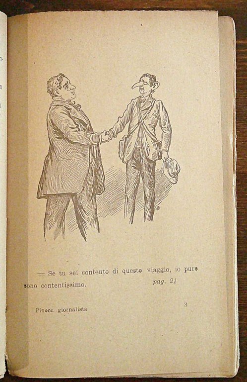 PINOCCHIETTO GIORNALISTA - Coll. Romanzi Storici e Popolari, 1911 ca.