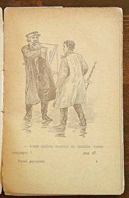 PINOCCHIETTO GIORNALISTA - Coll. Romanzi Storici e Popolari, 1911 ca.