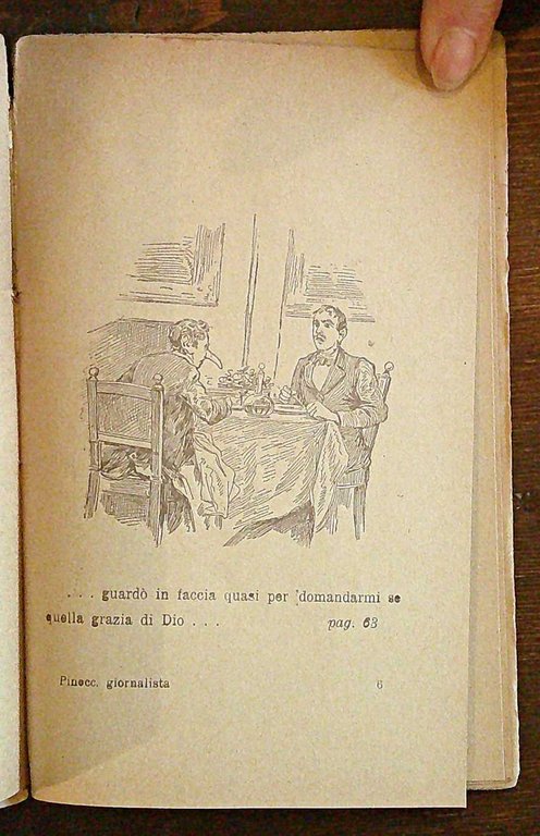 PINOCCHIETTO GIORNALISTA - Coll. Romanzi Storici e Popolari, 1911 ca.