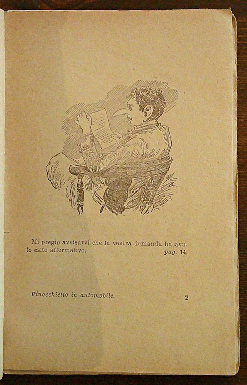 PINOCCHIETTO IN AUTOMOBILE, 1910 ca. - Strabilianti Avventure di Pinocchietto