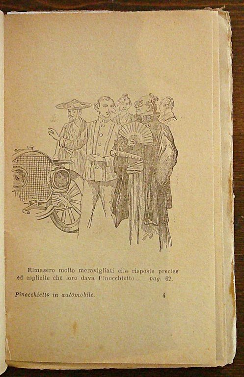 PINOCCHIETTO IN AUTOMOBILE, 1910 ca. - Strabilianti Avventure di Pinocchietto