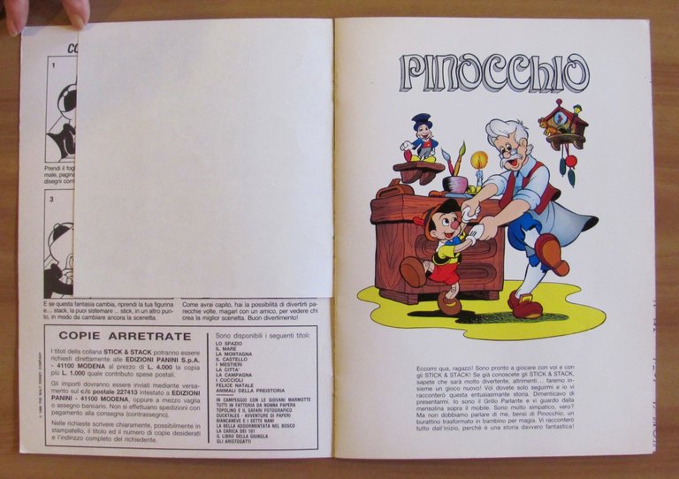 PINOCCHIO - Album Stick &amp; Stack N.21, 1989 - Nuovo | Immagine Gallery 3