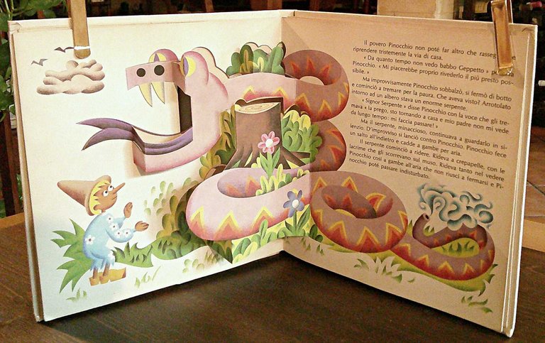 PINOCCHIO - Coll. Favole Animate, I ed. 1974 - POP-UP