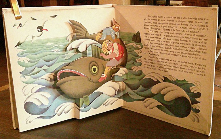 PINOCCHIO - Coll. Favole Animate, I ed. 1974 - POP-UP