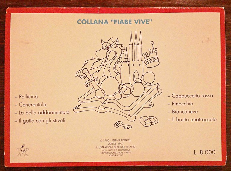 PINOCCHIO - Coll. Fiabe Vive, 1990 - ill. FERRON