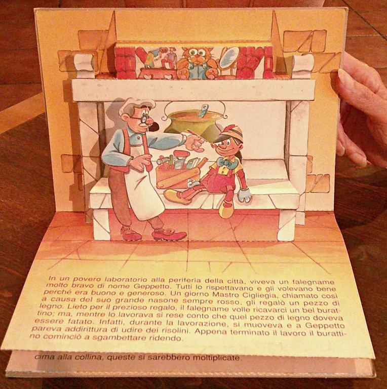 PINOCCHIO - Coll. Fiabe Vive, anni '90 - ill. Ferron …