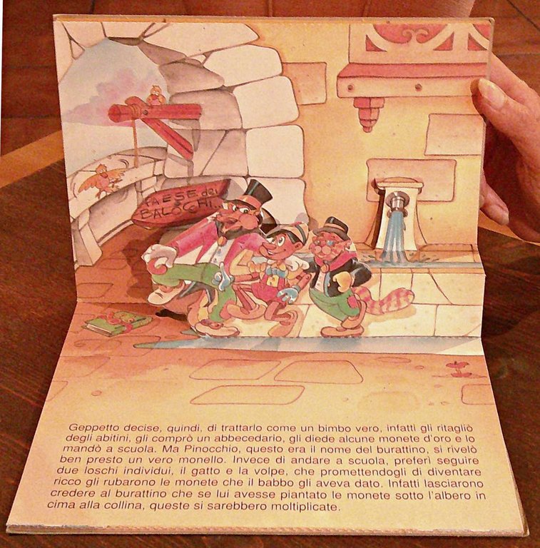 PINOCCHIO - Coll. Fiabe Vive, anni '90 - ill. Ferron …