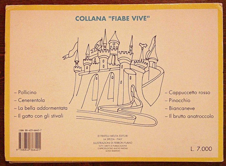 PINOCCHIO - Coll. Fiabe Vive, anni '90 - ill. Ferron …
