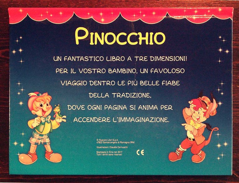 PINOCCHIO - Coll. Libri Pop Up, 2017 - ill. CERNUSCHI