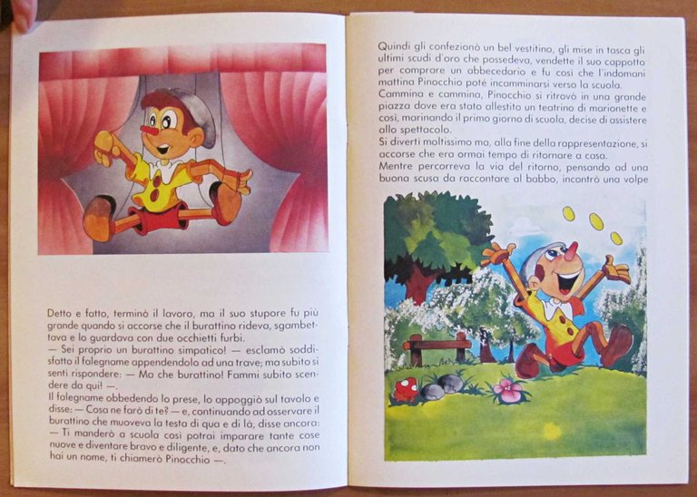 PINOCCHIO - Coll. Magia di Favole, 1989 - ill. Cernuschi