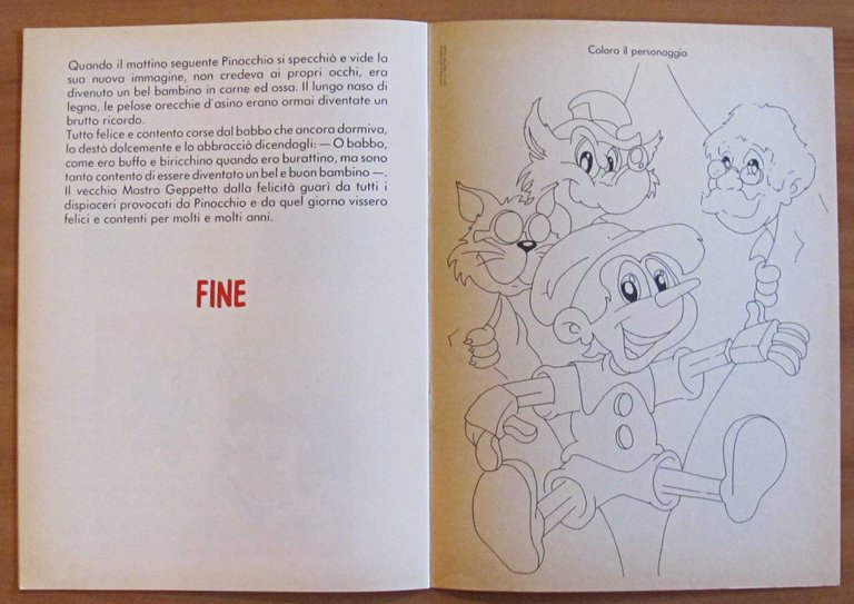 PINOCCHIO - Coll. Magia di Favole, 1989 - ill. Cernuschi