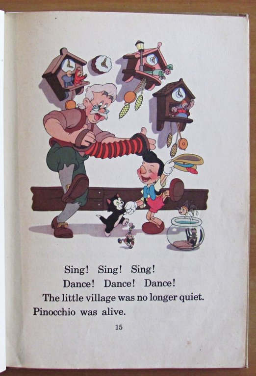 PINOCCHIO - Coll. Walt Disney Story Books, 1939/40