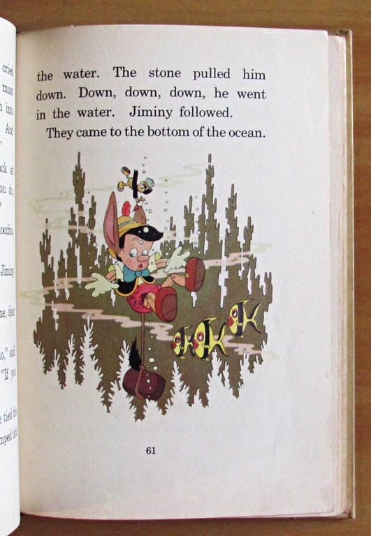 PINOCCHIO - Coll. Walt Disney Story Books, 1939/40