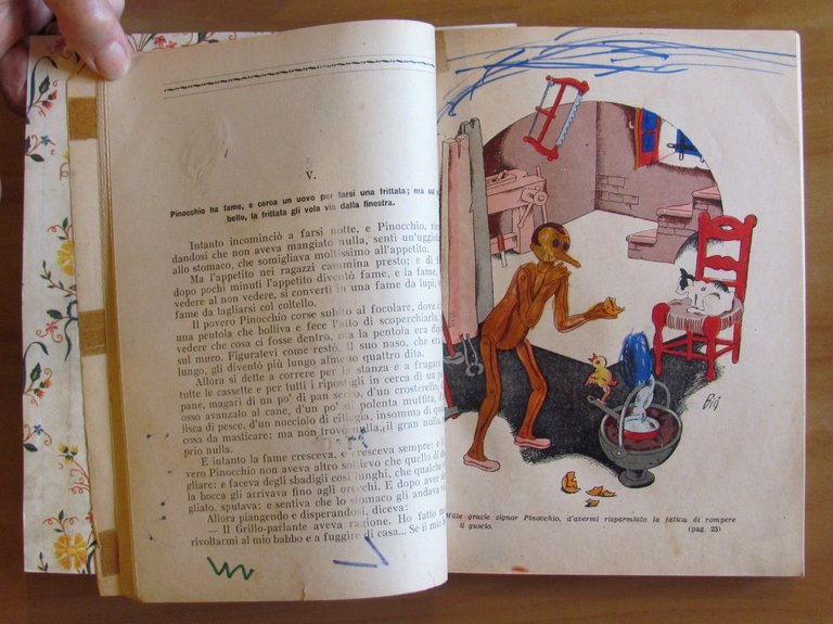 PINOCCHIO - Collana Azzurra N.1, s.d. ma 1945 - ill. … | Immagine Gallery 4