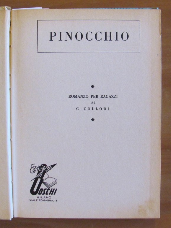 PINOCCHIO - Collana Classici della Gioventù, 1970 - ill. MORONI … | Immagine Gallery 4