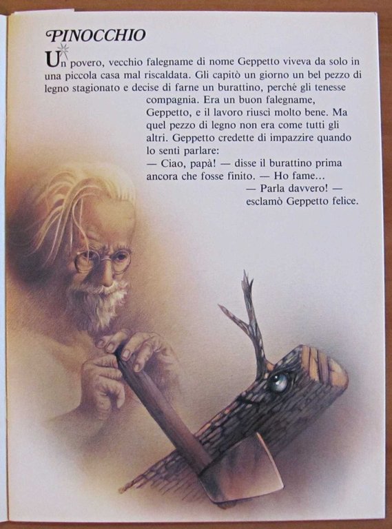 PINOCCHIO - Collana Favolosamente, anni '80
