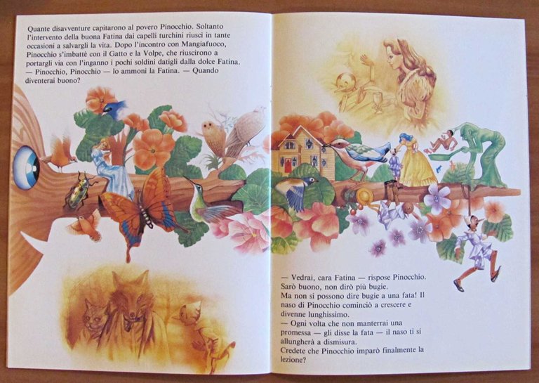 PINOCCHIO - Collana Favolosamente, anni '80