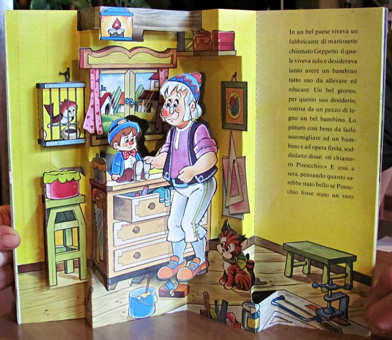 PINOCCHIO - Collana Fiabe a Rilievo - Pop-Up, anni '80 | Immagine Gallery 2