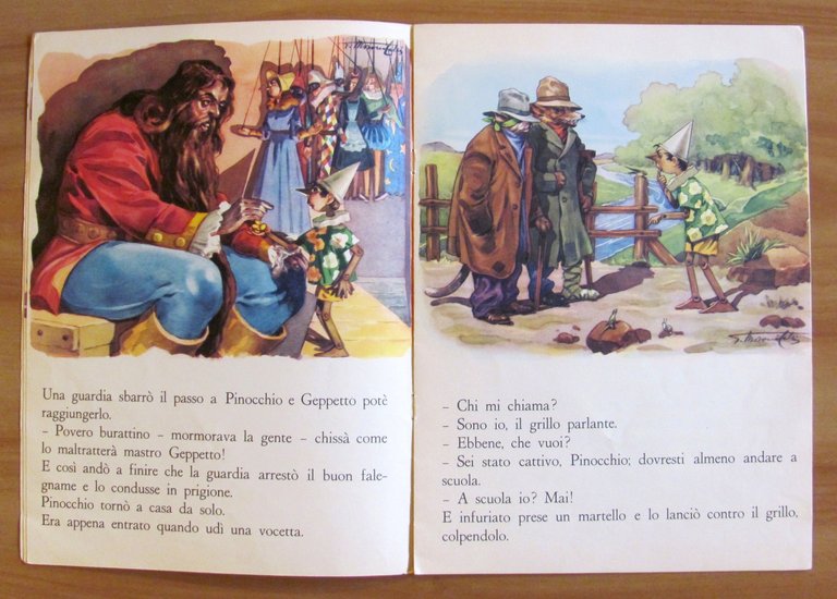PINOCCHIO - Collana Fiabe, anni '50 - ill. GALBIATI e …