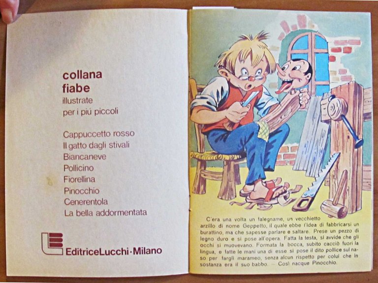 PINOCCHIO - Collana Fiabe Illustrate per i più piccoli, anni …