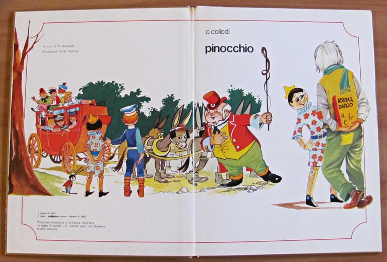 PINOCCHIO - Collana La Fiaba d'Oro - ill. M. FANTONI
