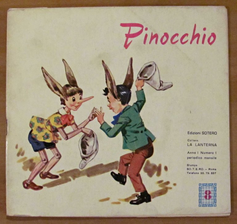 PINOCCHIO - Collana La Lanterna, anni '60