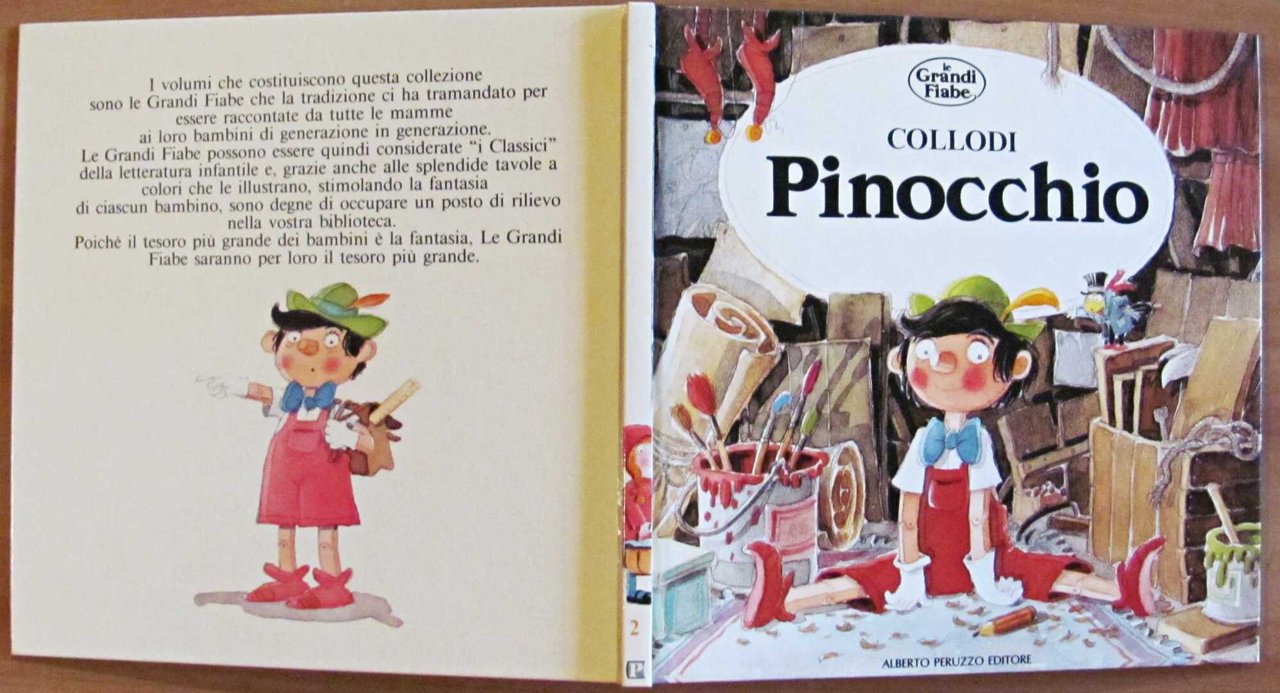 PINOCCHIO - Collana Le Grandi Fiabe, 1991 - ill. ASENSIO