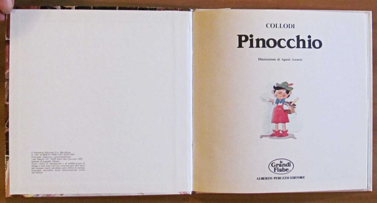 PINOCCHIO - Collana Le Grandi Fiabe, 1991 - ill. ASENSIO