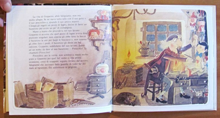 PINOCCHIO - Collana Le Grandi Fiabe, 1991 - ill. ASENSIO