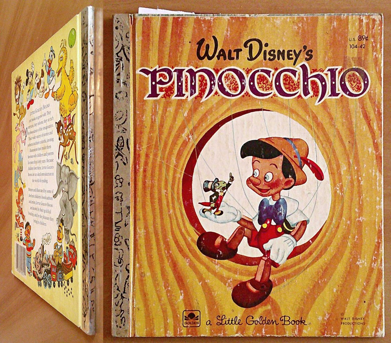 PINOCCHIO - Collana Little Golden Book, 1948