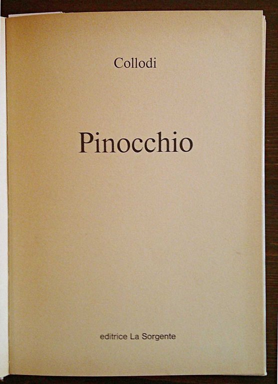 PINOCCHIO - Collana Quadrifoglio, 1967 - ill. RESIGNANI