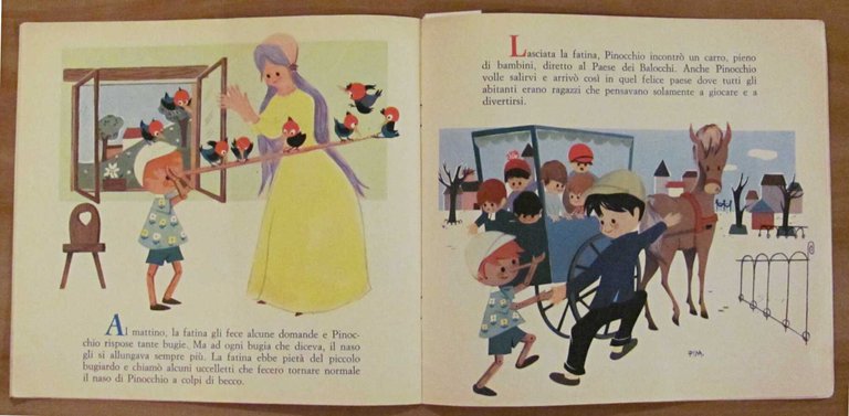 PINOCCHIO - Collana ROSY N.2, 1973 - ill. PINA